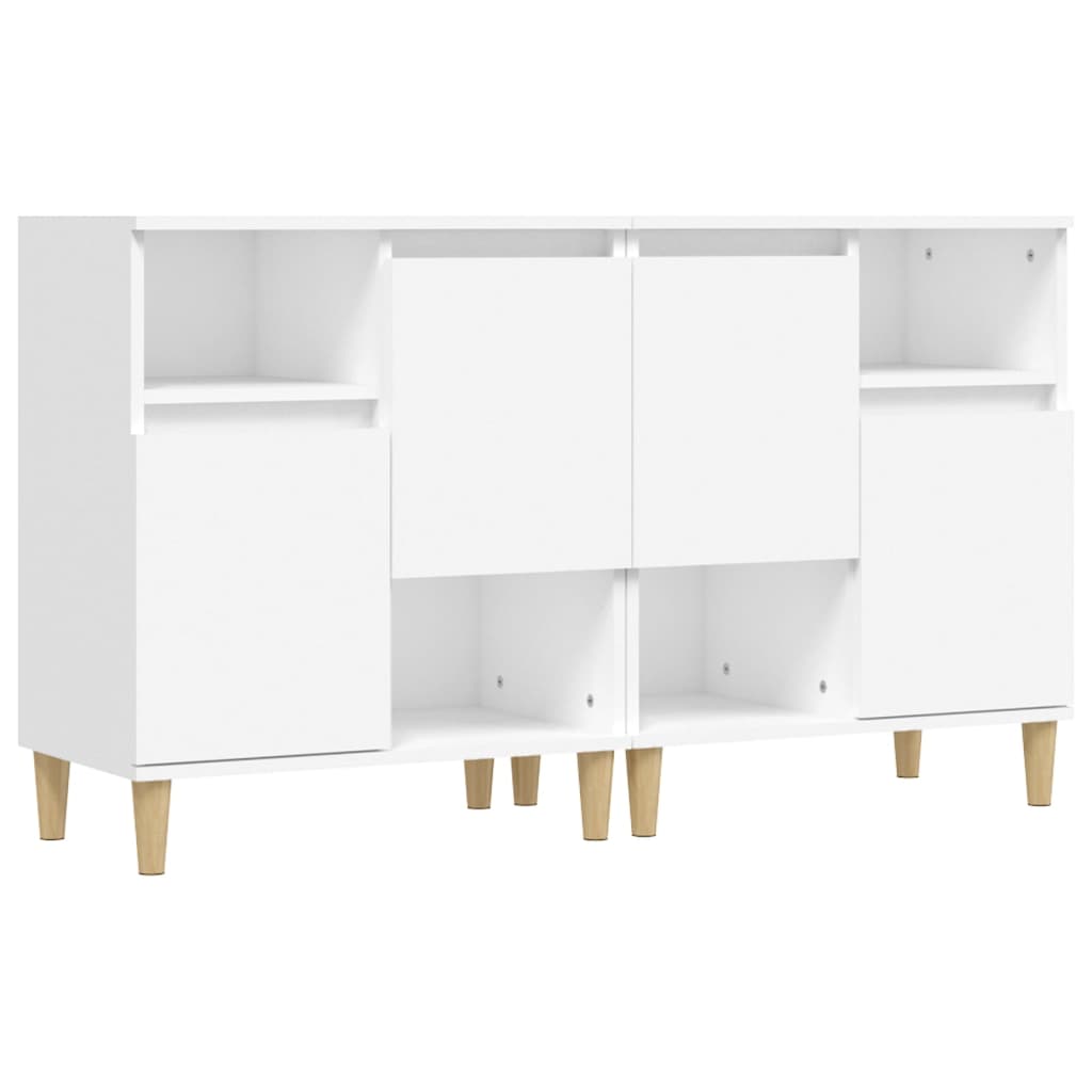 vidaXL Sideboards 2 Stk. Weiß 60x35x70 cm Holzwerkstoff