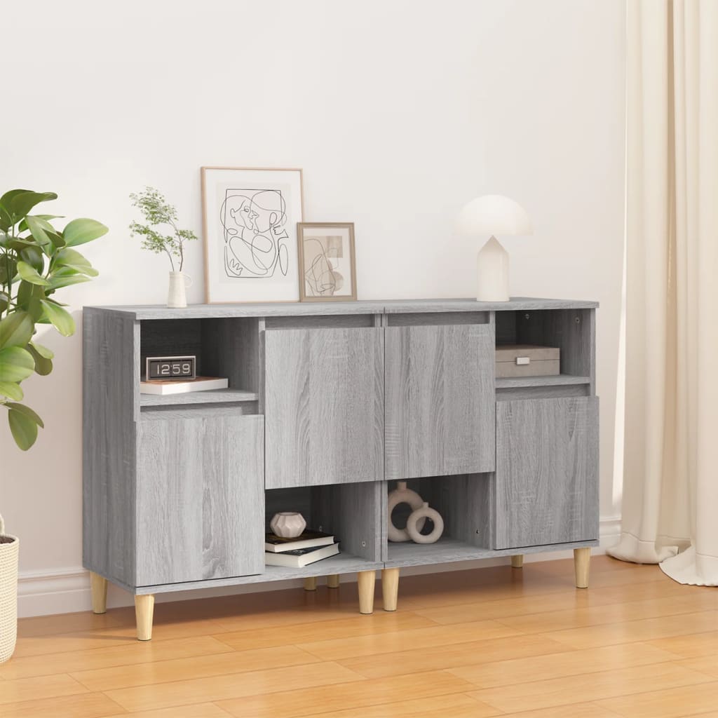 vidaXL Sideboards 2 Stk. Weiß 60x35x70 cm Holzwerkstoff