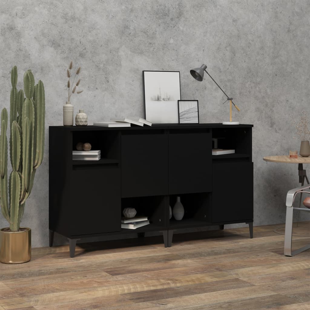 Sideboards 2 Stk. Weiß 60x35x70 cm Holzwerkstoff