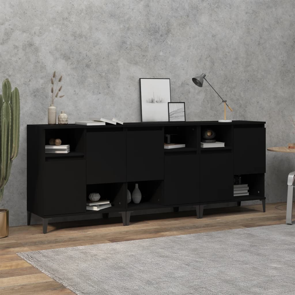Sideboards 2 Stk. Weiß 60x35x70 cm Holzwerkstoff