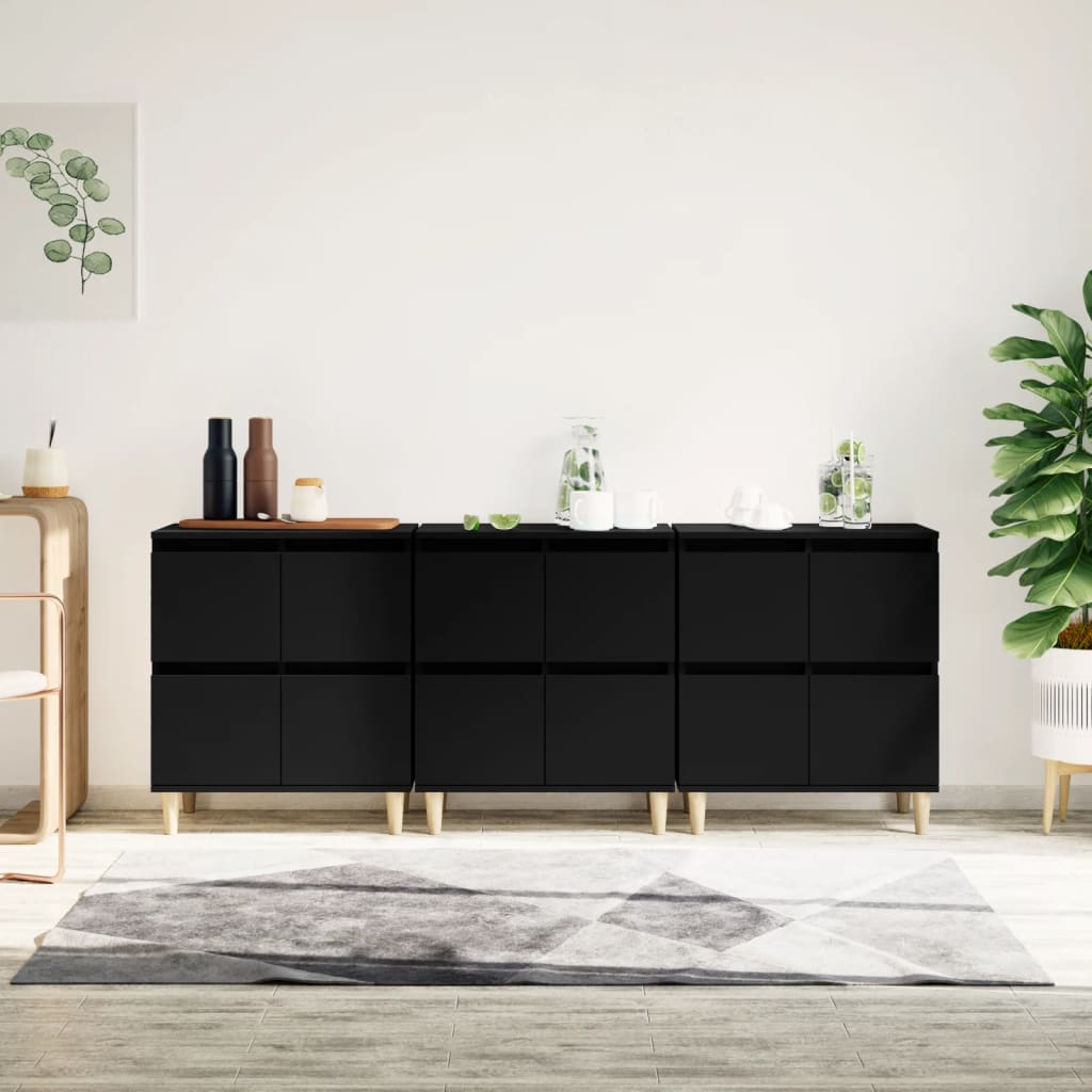 Sideboards 2 Stk. Weiß 60x35x70 cm Holzwerkstoff