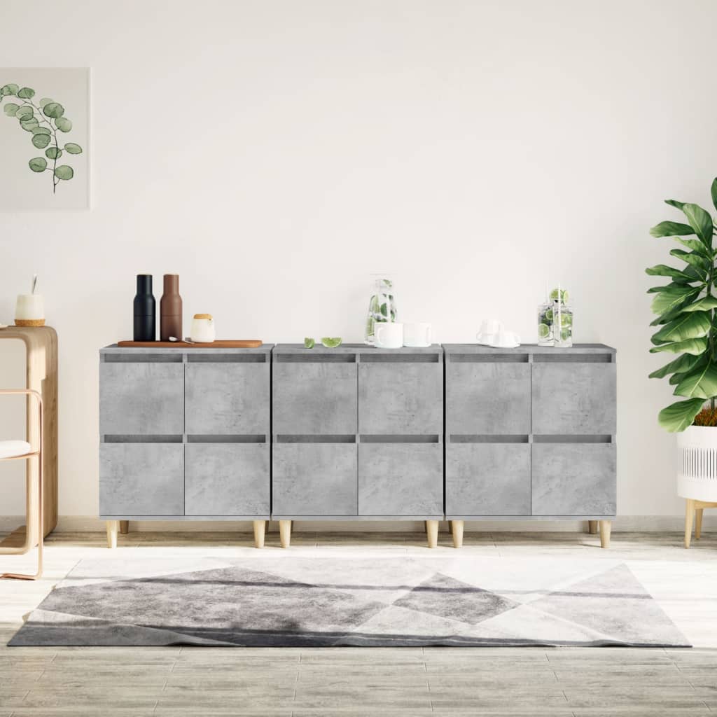 Sideboards 2 Stk. Weiß 60x35x70 cm Holzwerkstoff