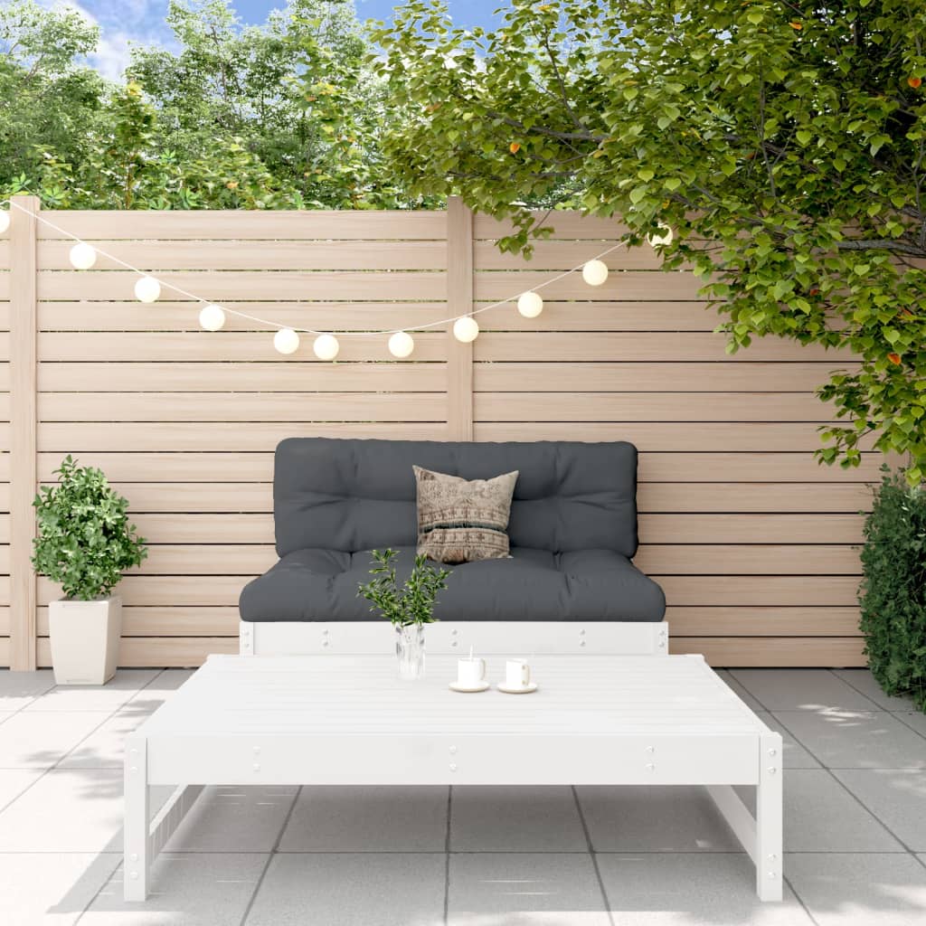 2-tlg. Garten-Lounge-Set Massivholz Kiefer