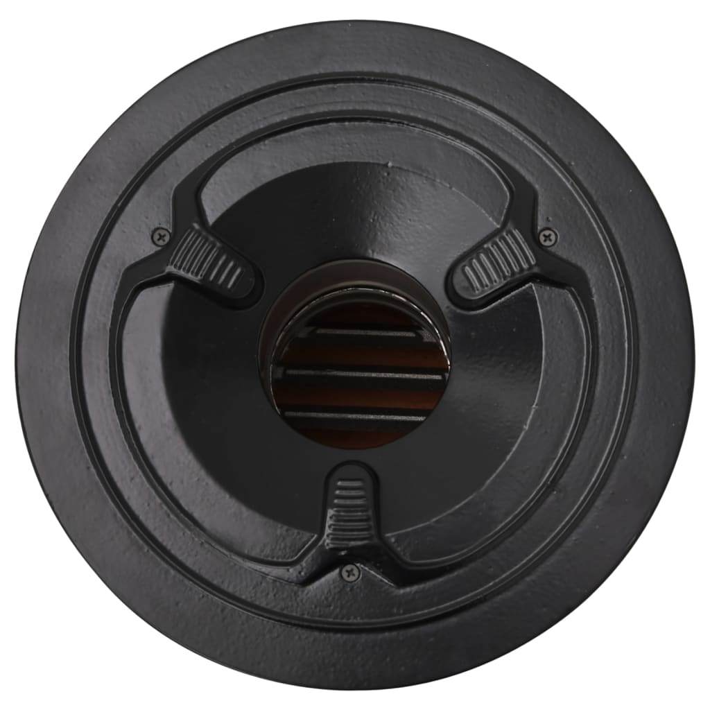 vidaXL Camping-Ofen Silbern 51,5x35x30,5 cm Edelstahl