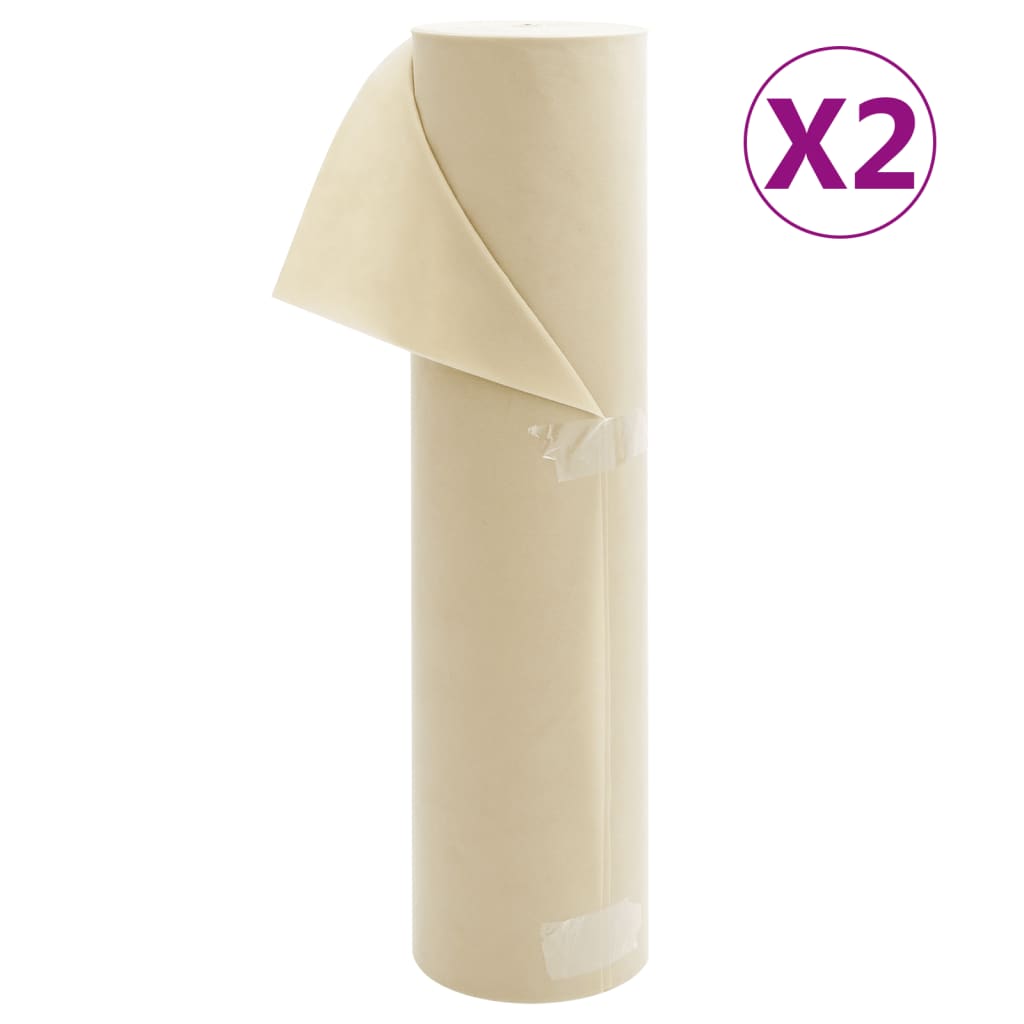 vidaXL Wintervlies 2 Rollen 70 g/m² 10x1,6 m