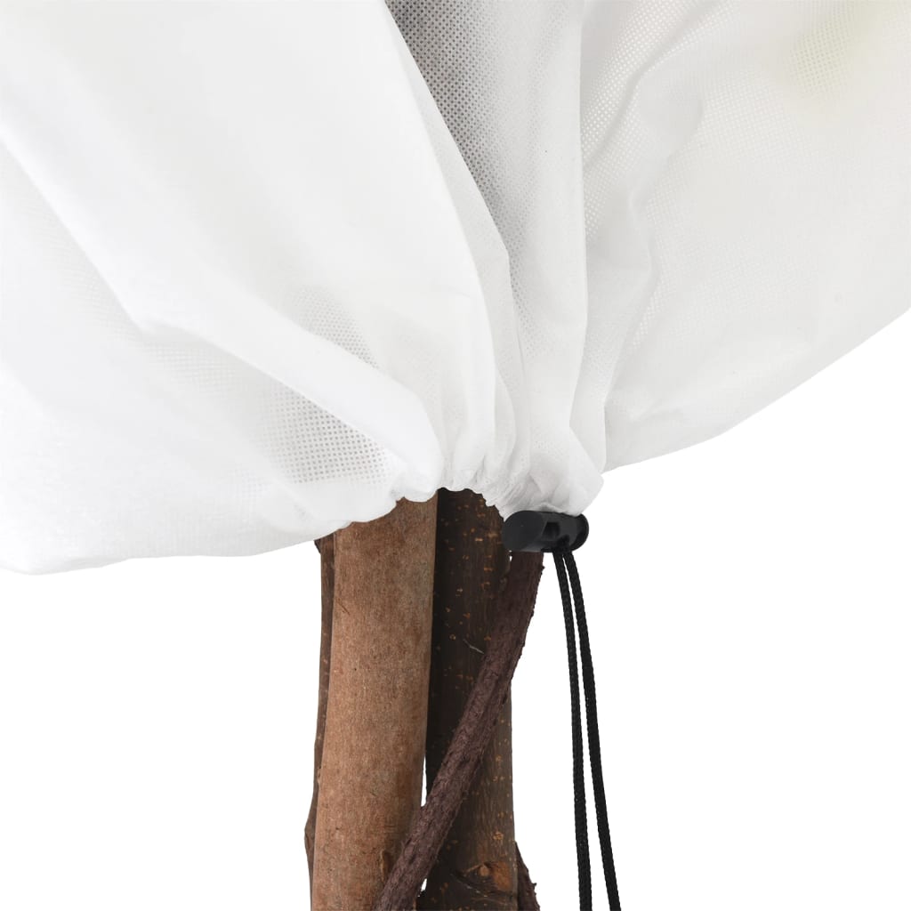 vidaXL Wintervlies mit Kordelzug 8 Stk. 70 g/m² 0,8x0,8 m