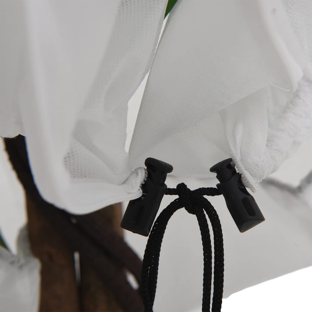 vidaXL Wintervlies mit Reißverschluss 4 Stk. 70 g/m² 1x1,55 m