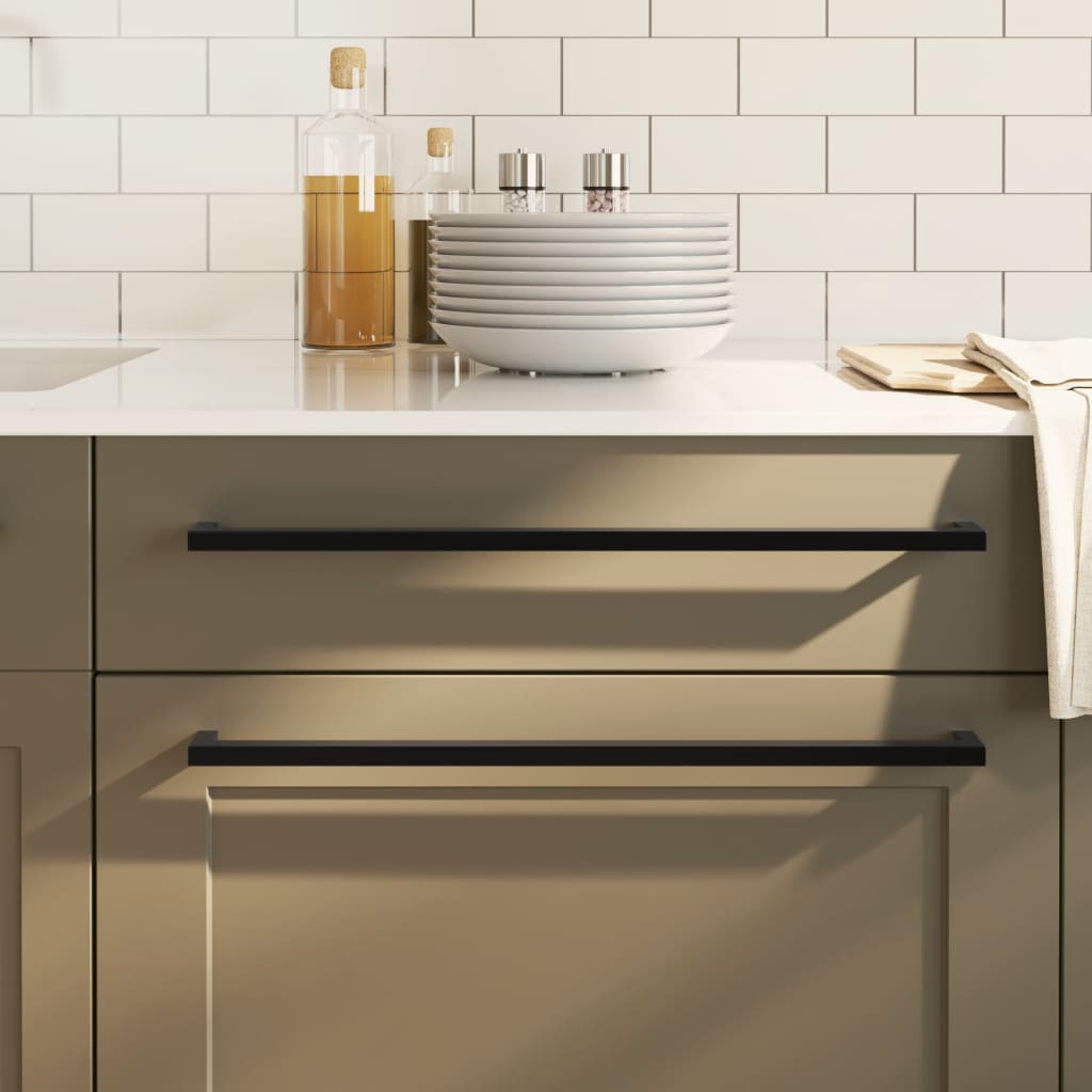 vidaXL Möbelgriffe 10 Stk. Silbern 64 mm Edelstahl