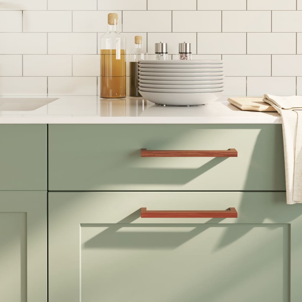 vidaXL Möbelgriffe 10 Stk. Silbern 64 mm Edelstahl