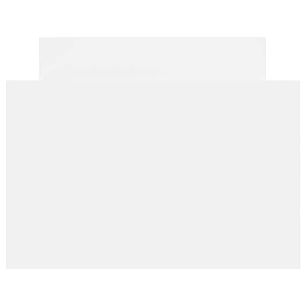 vidaXL Bettgestell mit Kopf- und Fußteil Weiß 100x200 cm