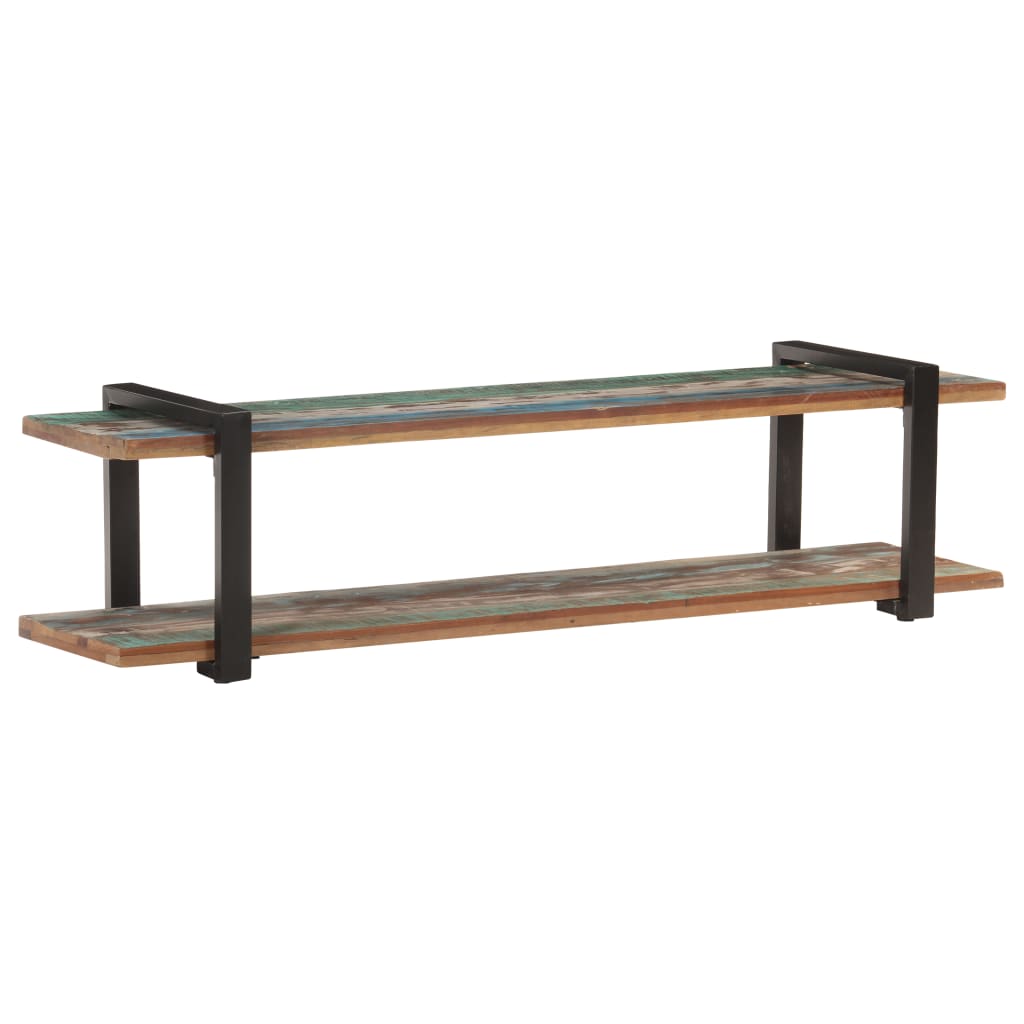 TV-Regal 130x40x40 cm Massivholz Mango
