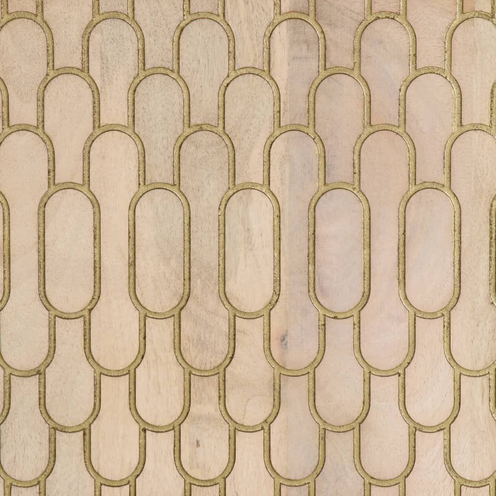 vidaXL Beistellschränke 3 Stk. 60x33x75 cm Massivholz Mango