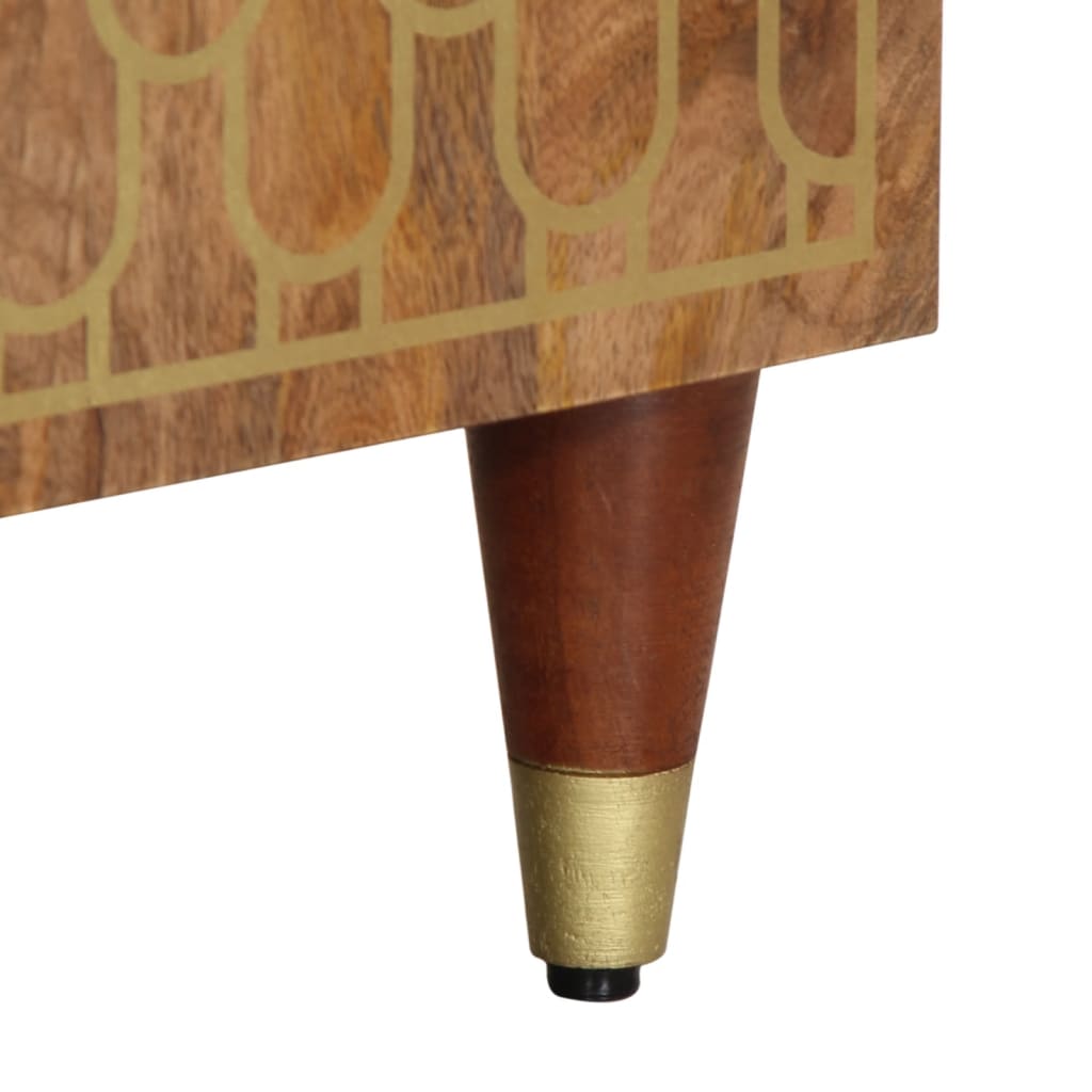 vidaXL 3-tlg. Badmöbel-Set Massivholz Mango