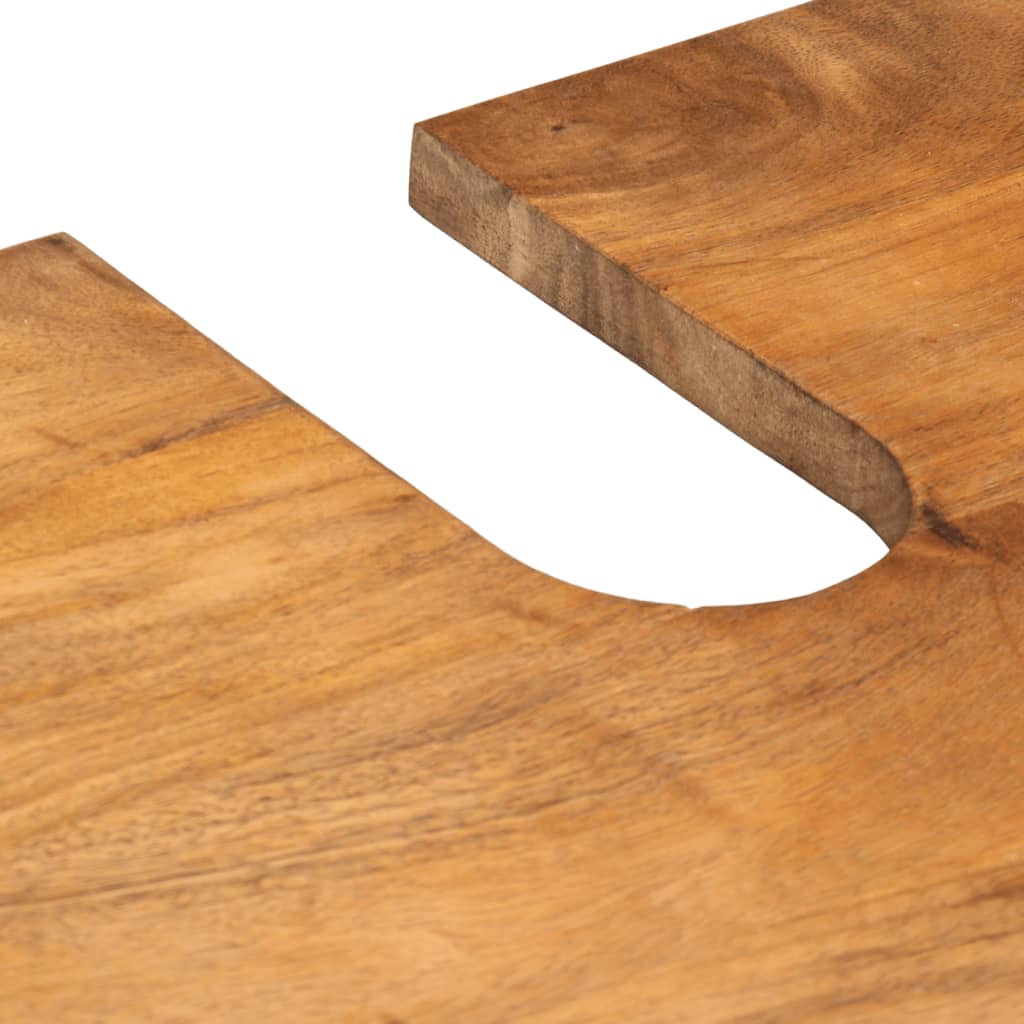 vidaXL 4-tlg. Badmöbel-Set Massivholz Mango