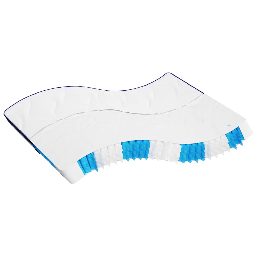 vidaXL Matratze Taschenfederkern Mittelfest 160x200 cm