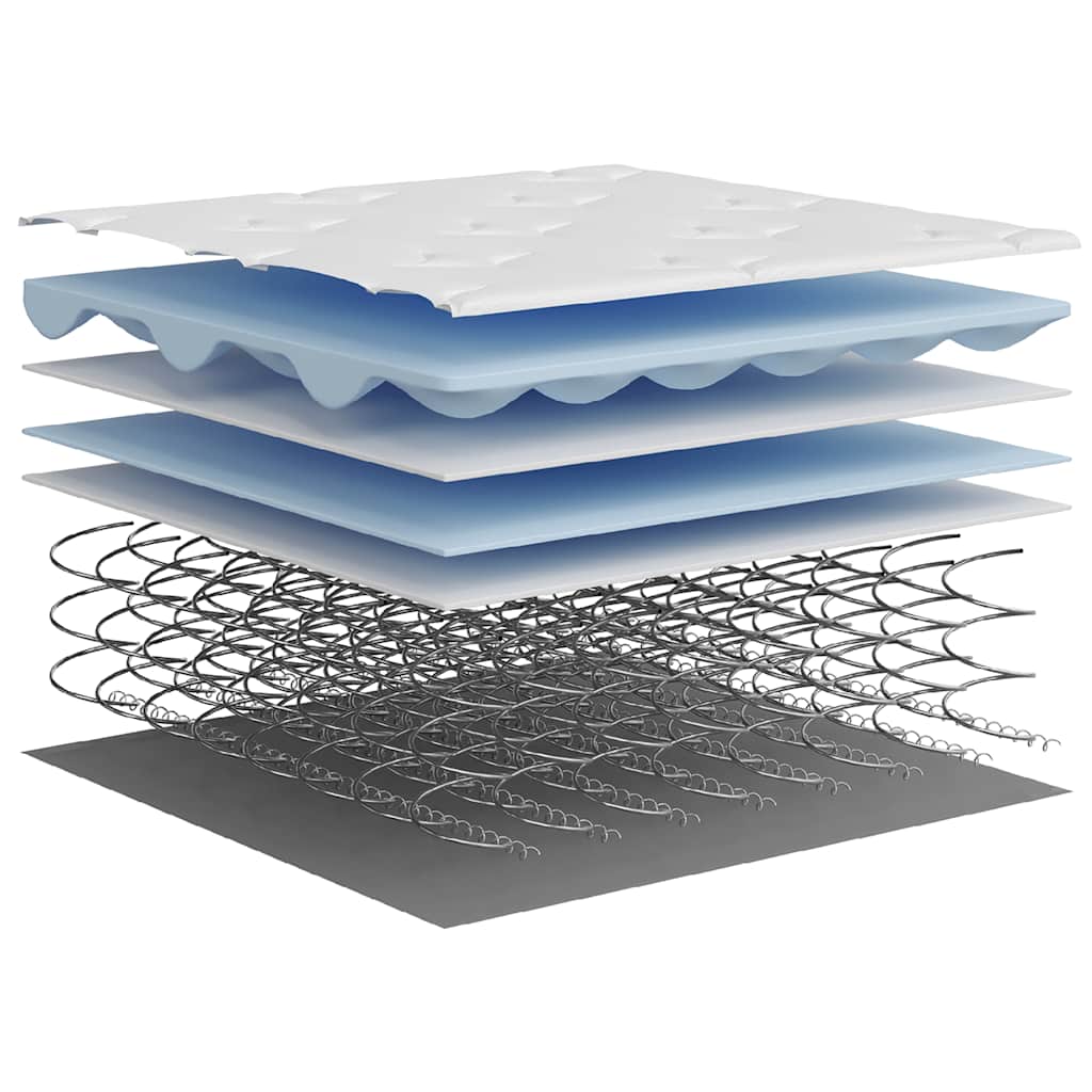 vidaXL Matratze Taschenfederkern Mittel 180x200 cm