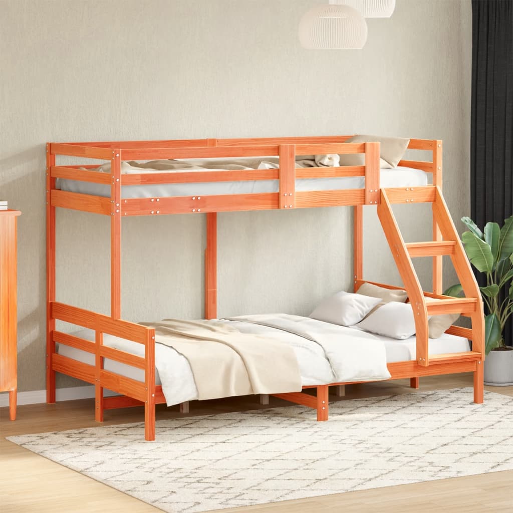 Etagenbett 80x200/120x200 cm Massivholz Kiefer
