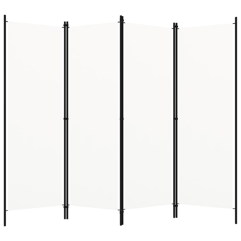3-tlg. Raumteiler Weiß 150x180 cm