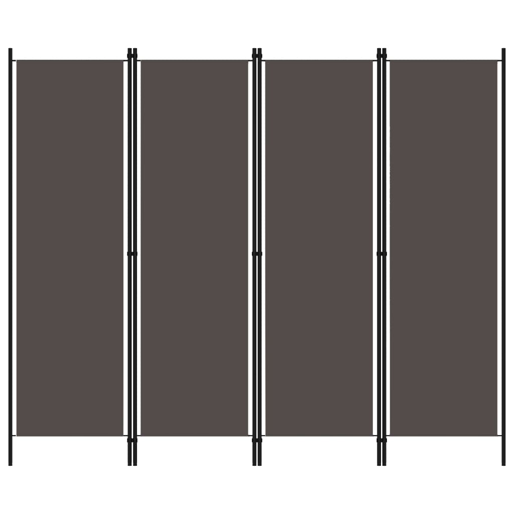 3-tlg. Raumteiler Weiß 150x180 cm