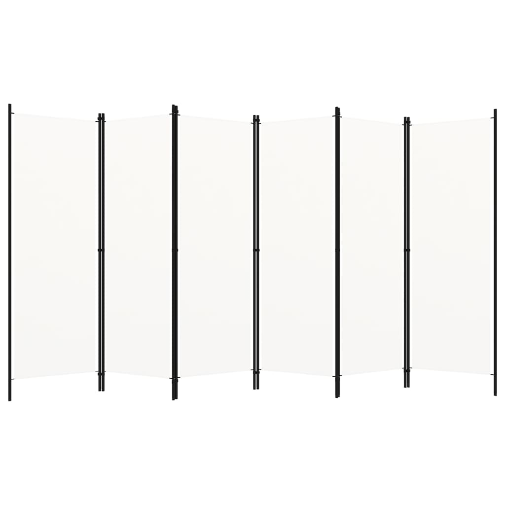 3-tlg. Raumteiler Weiß 150x180 cm