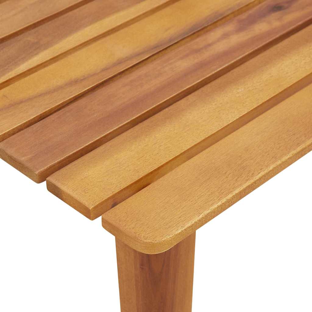 Gartenstühle mit Tisch 3 pcs Schwarz Massivholz Akazie