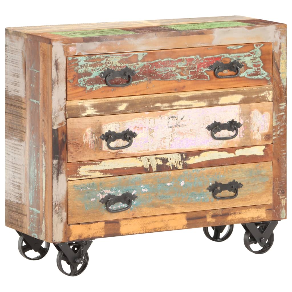 vidaXL Sideboard 80 x 30 x 70 cm Recyceltes Massivholz