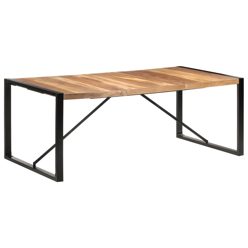 vidaXL Esstisch 120x60x75 cm Massivholz
