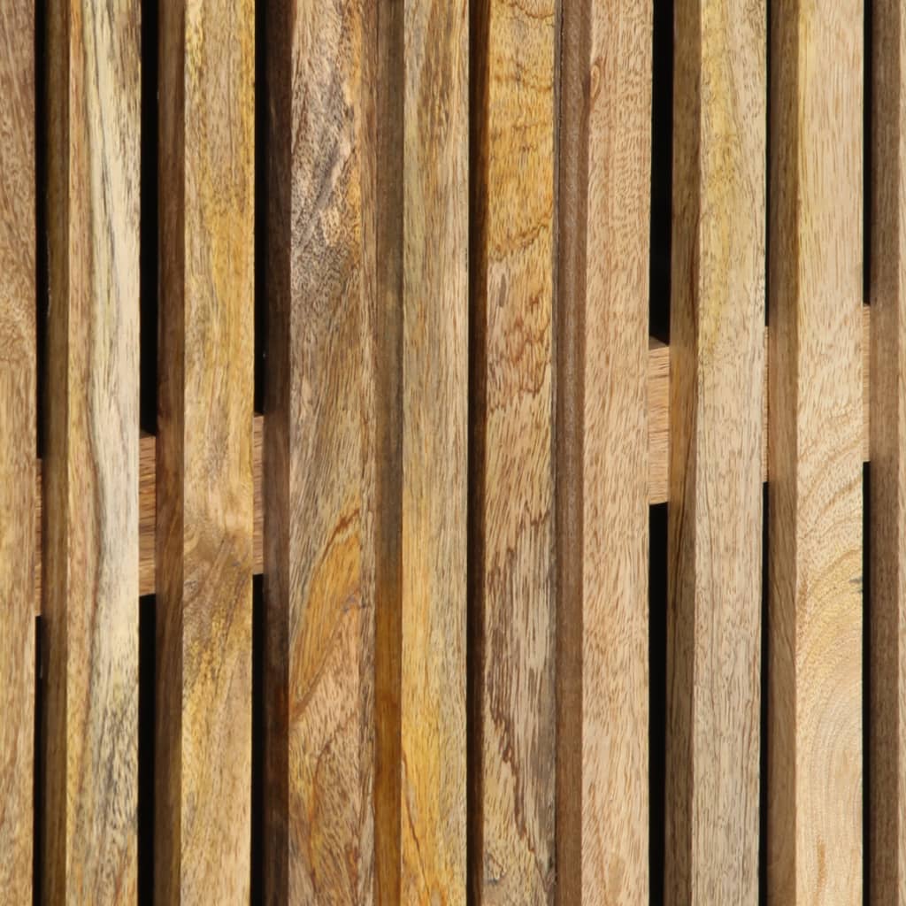 vidaXL Sideboard 3 Stk. 60x34x75 cm Raues Massivholz Mango