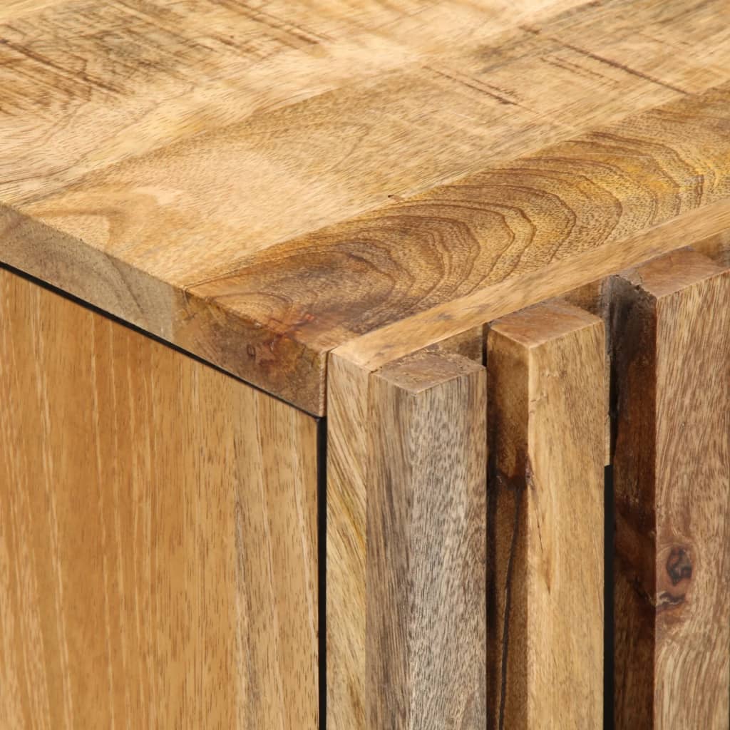 vidaXL 3-tlg. Badmöbel-Set Raues Mangoholz