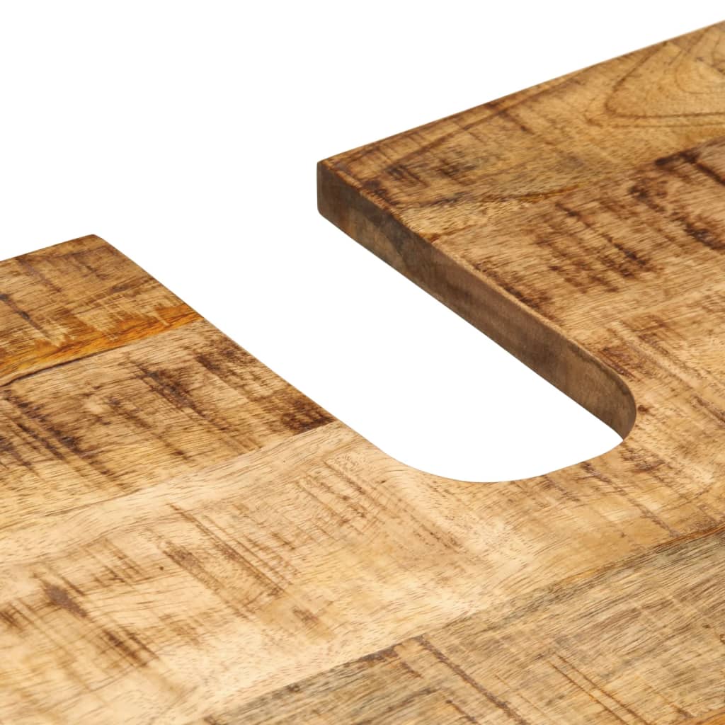 vidaXL 3-tlg. Badmöbel-Set Raues Mangoholz