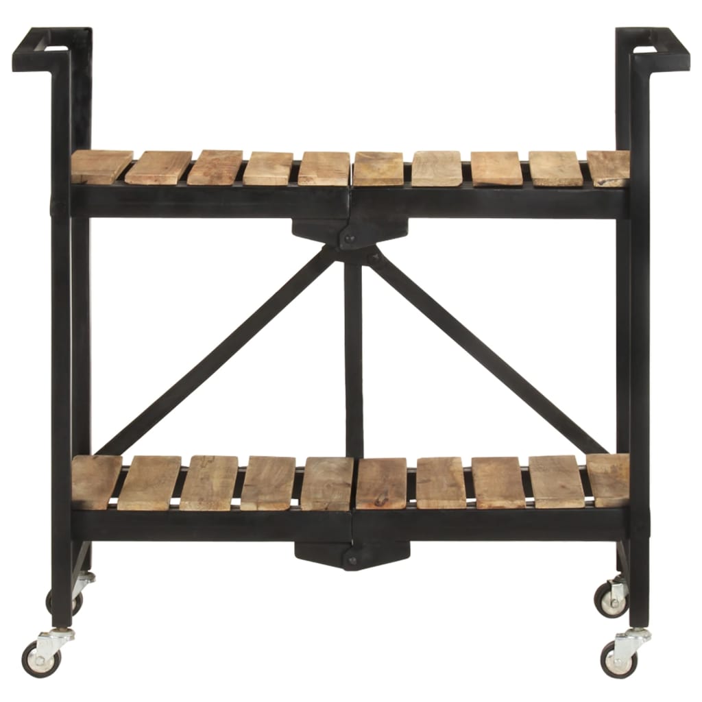 vidaXL Küchenwagen 87x36x81 cm Mango Massivholz