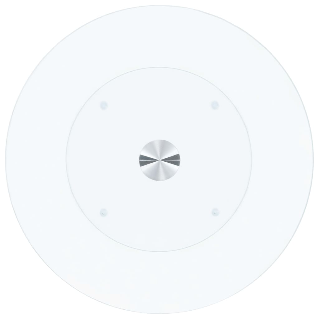 vidaXL Couchtisch Transparent 40 cm Hartglas