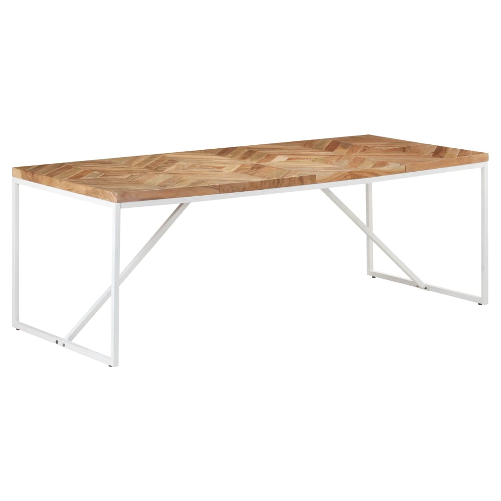 vidaXL Esstisch 120x60x76 cm Massivholz Akazie und Mango