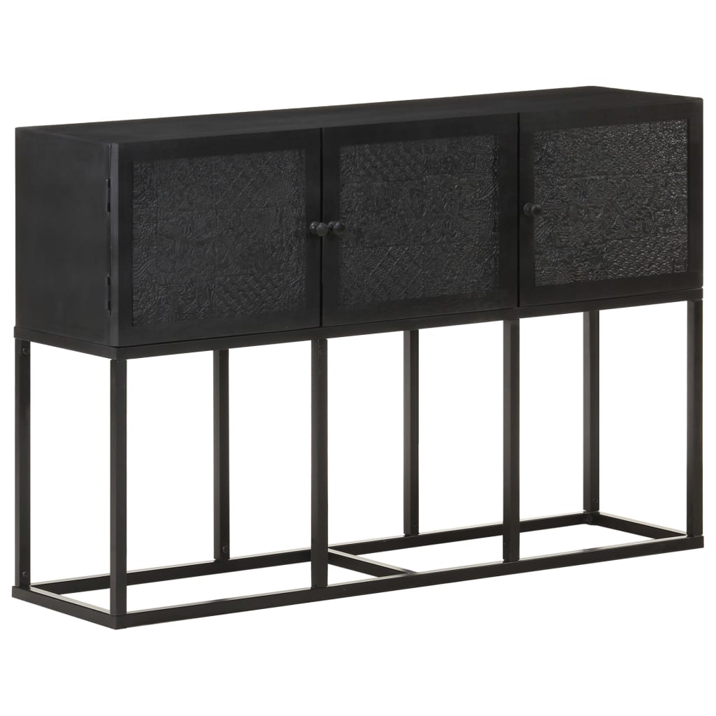 vidaXL Sideboard 115x30x76 cm Mango Massivholz