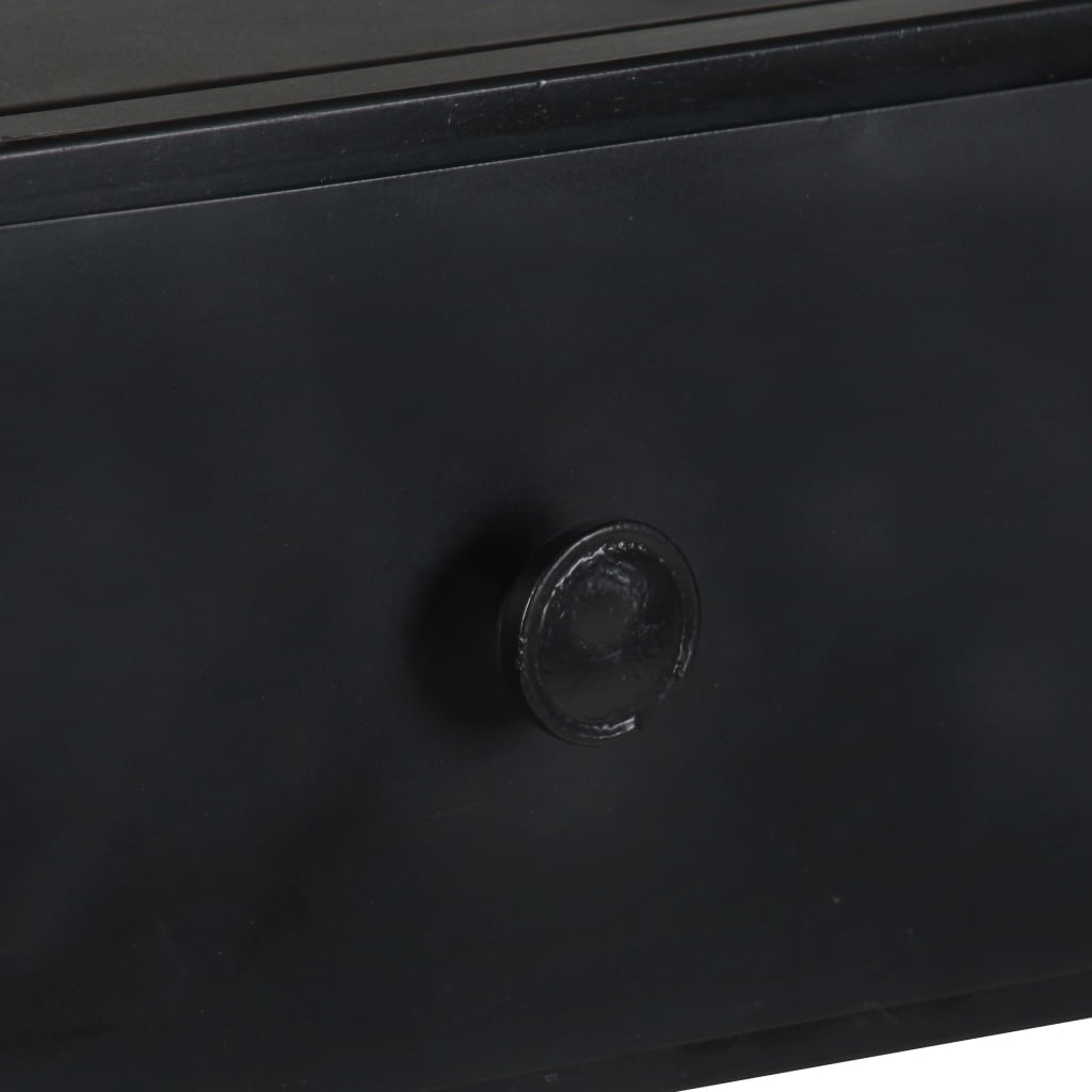 vidaXL Bücherregal 80x35x180 cm Raues Mangoholz & Eisen