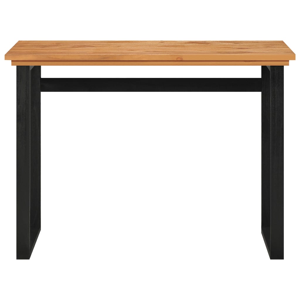 vidaXL Schreibtisch 100x45x75 cm Massivholz Teak