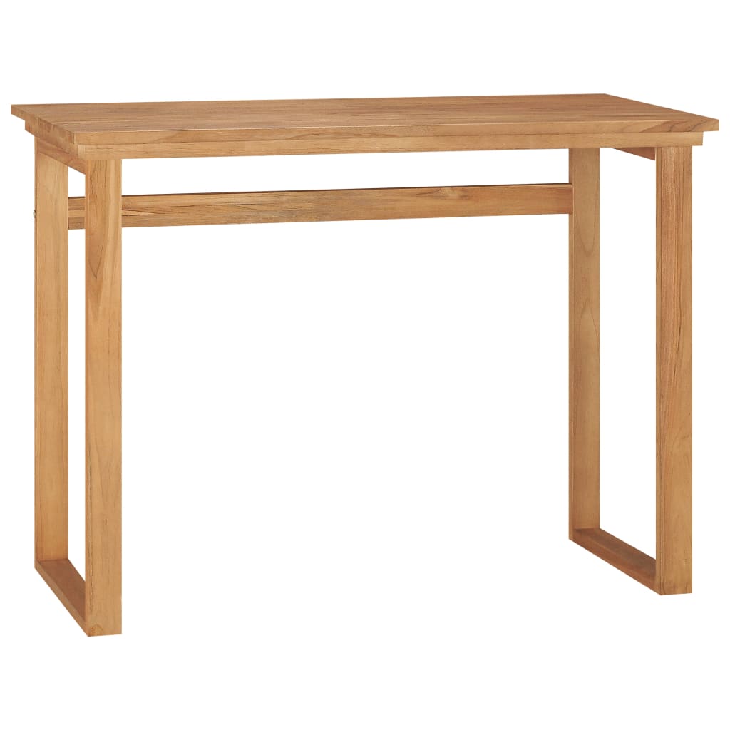 vidaXL Schreibtisch 100x45x75 cm Massivholz Teak