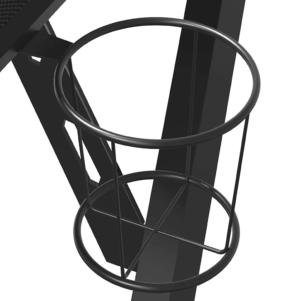 vidaXL Gaming-Schreibtisch mit Y-Gestell Schwarz und Rot 110x60x75 cm