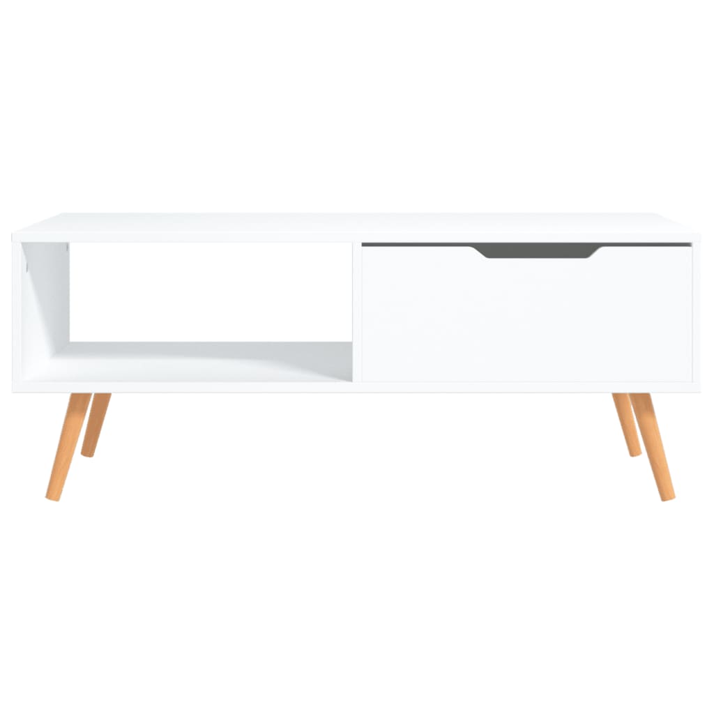 vidaXL Couchtisch Weiß 100x49,5x43 cm Holzwerkstoff