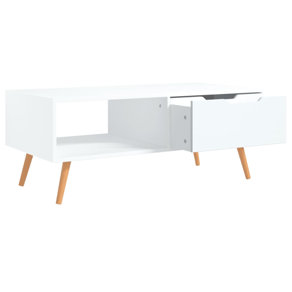 vidaXL Couchtisch Weiß 100x49,5x43 cm Holzwerkstoff