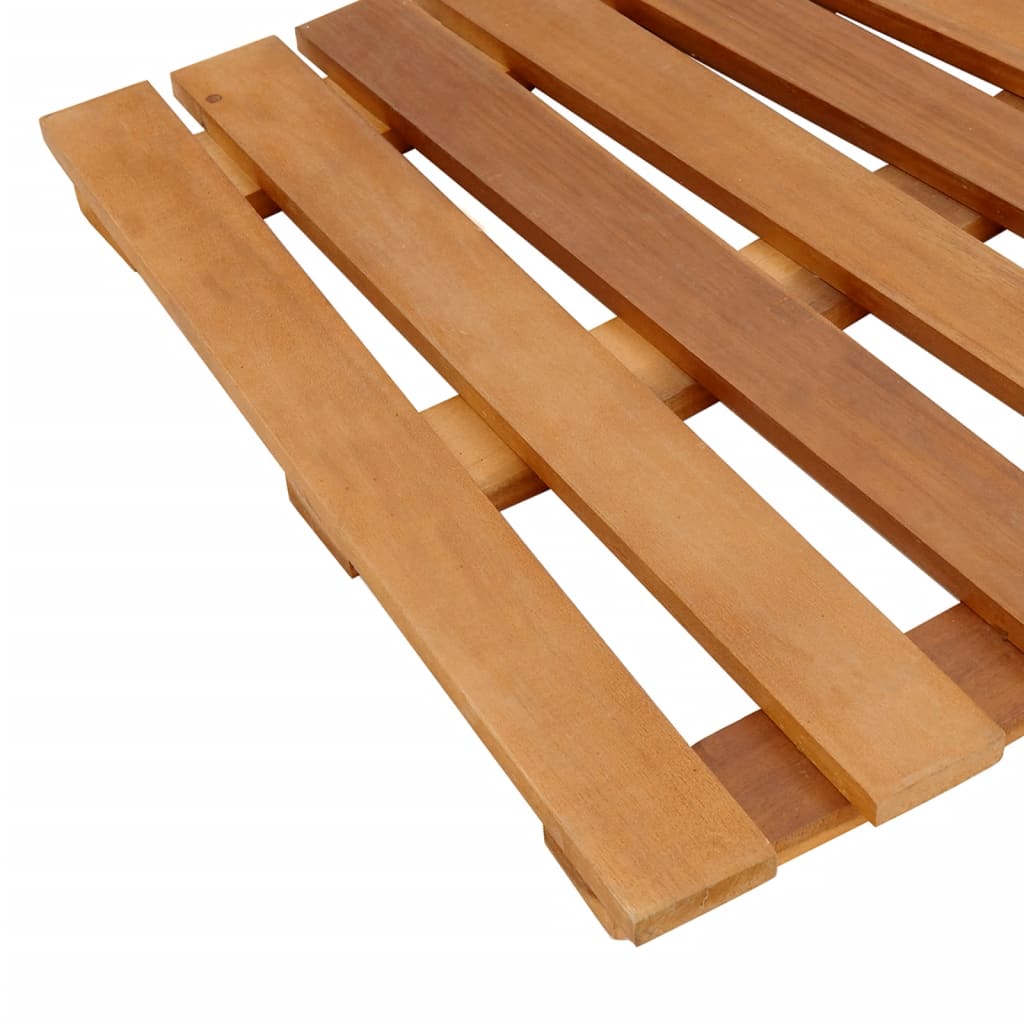 vidaXL Whirlpool-Umrandung Schwarz Poly-Rattan und Massivholz Akazie