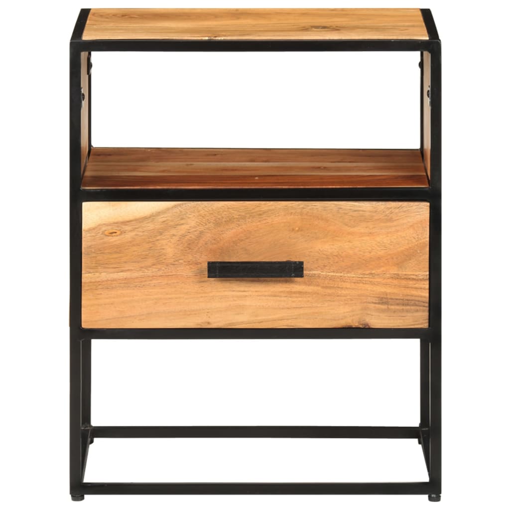 vidaXL Nachttisch 40x30x50 cm Massivholz Akazie