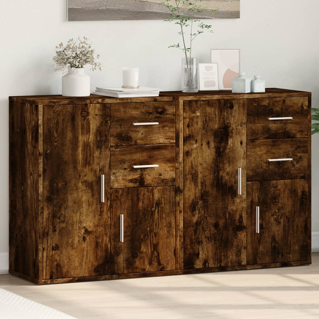 vidaXL Sideboards 2 Stk. Weiß 60x31x70 cm Holzwerkstoff