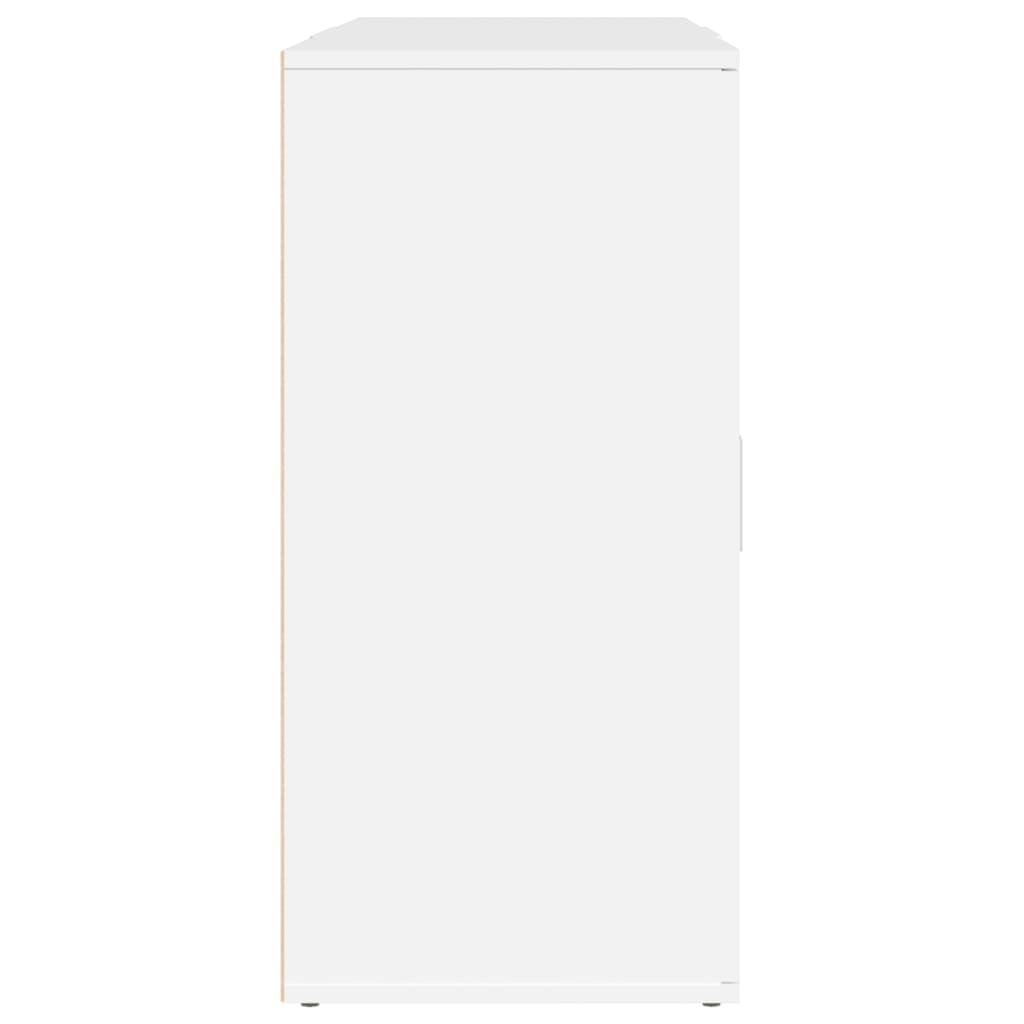 vidaXL Sideboards 3 Stk. Weiß Holzwerkstoff