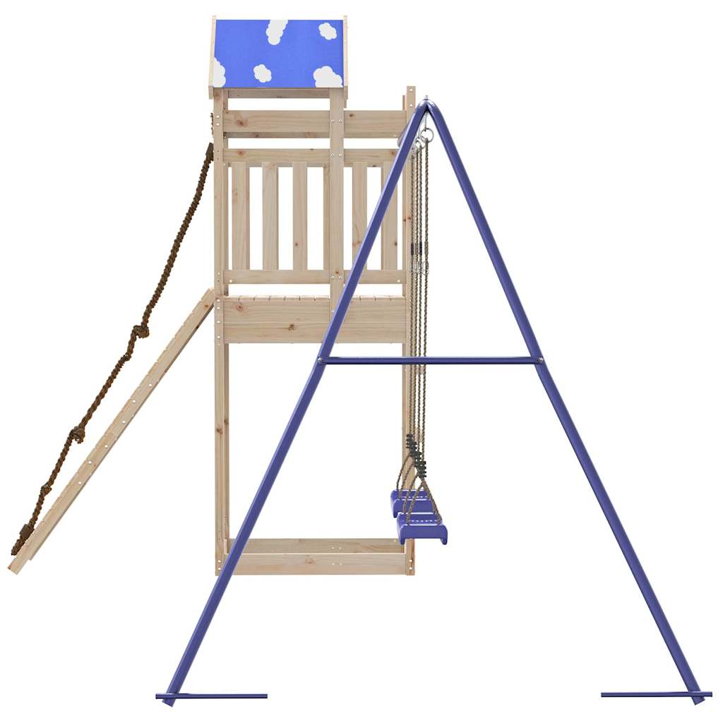 vidaXL Spielturm Massivholz Kiefer