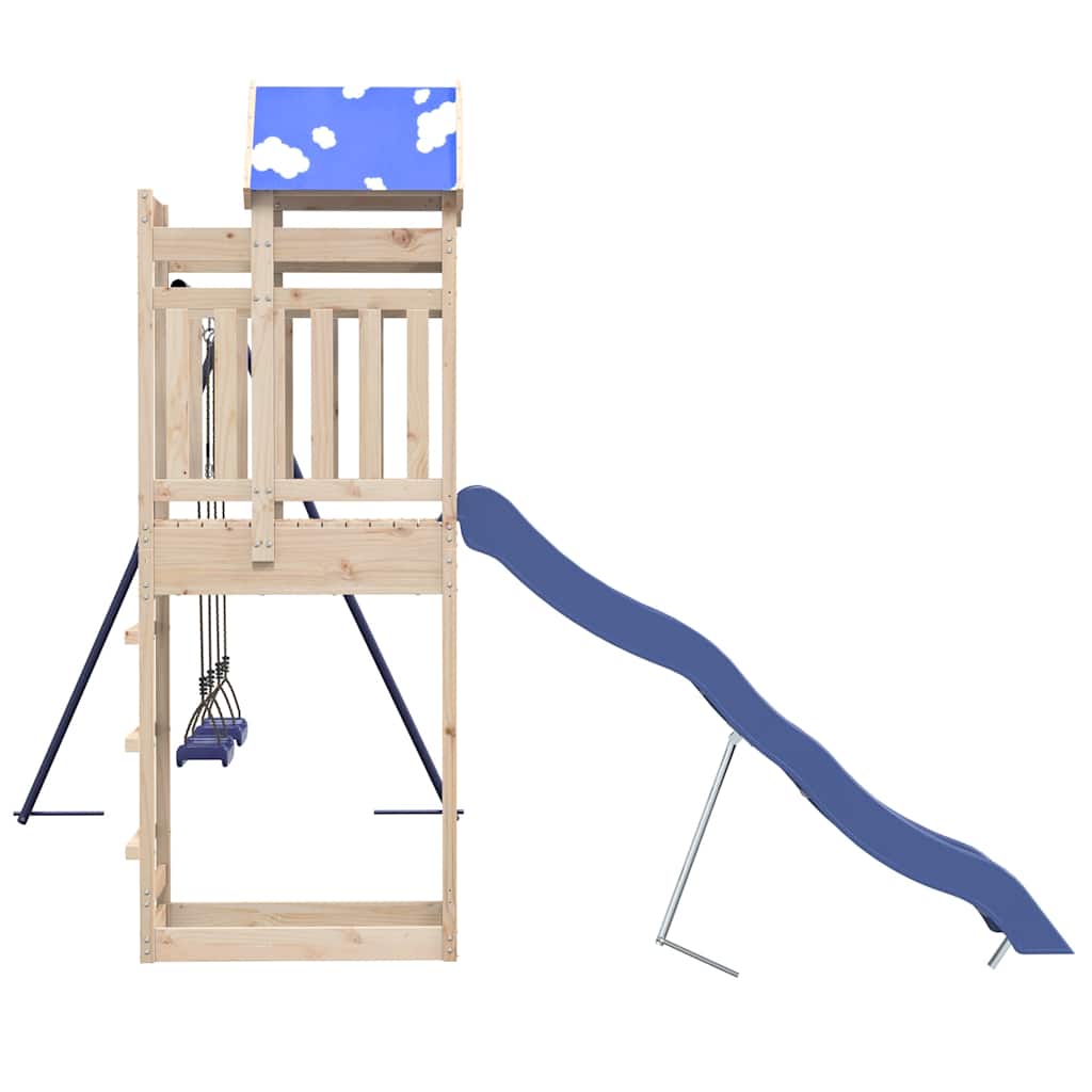 vidaXL Spielturm Massivholz Kiefer