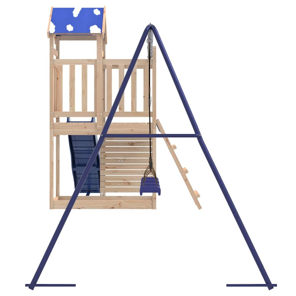 vidaXL Spielturm Massivholz Kiefer