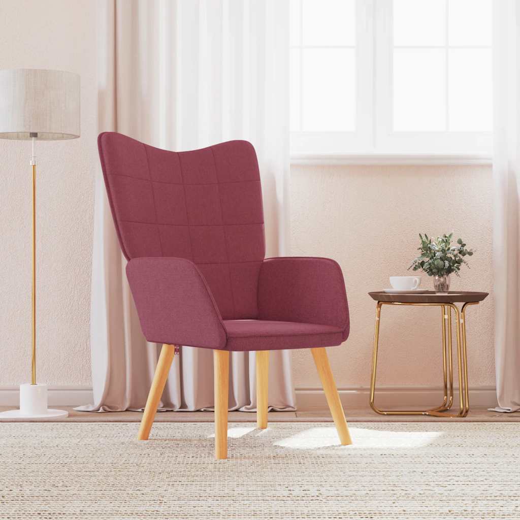 vidaXL Relaxsessel Hellgrau Stoff