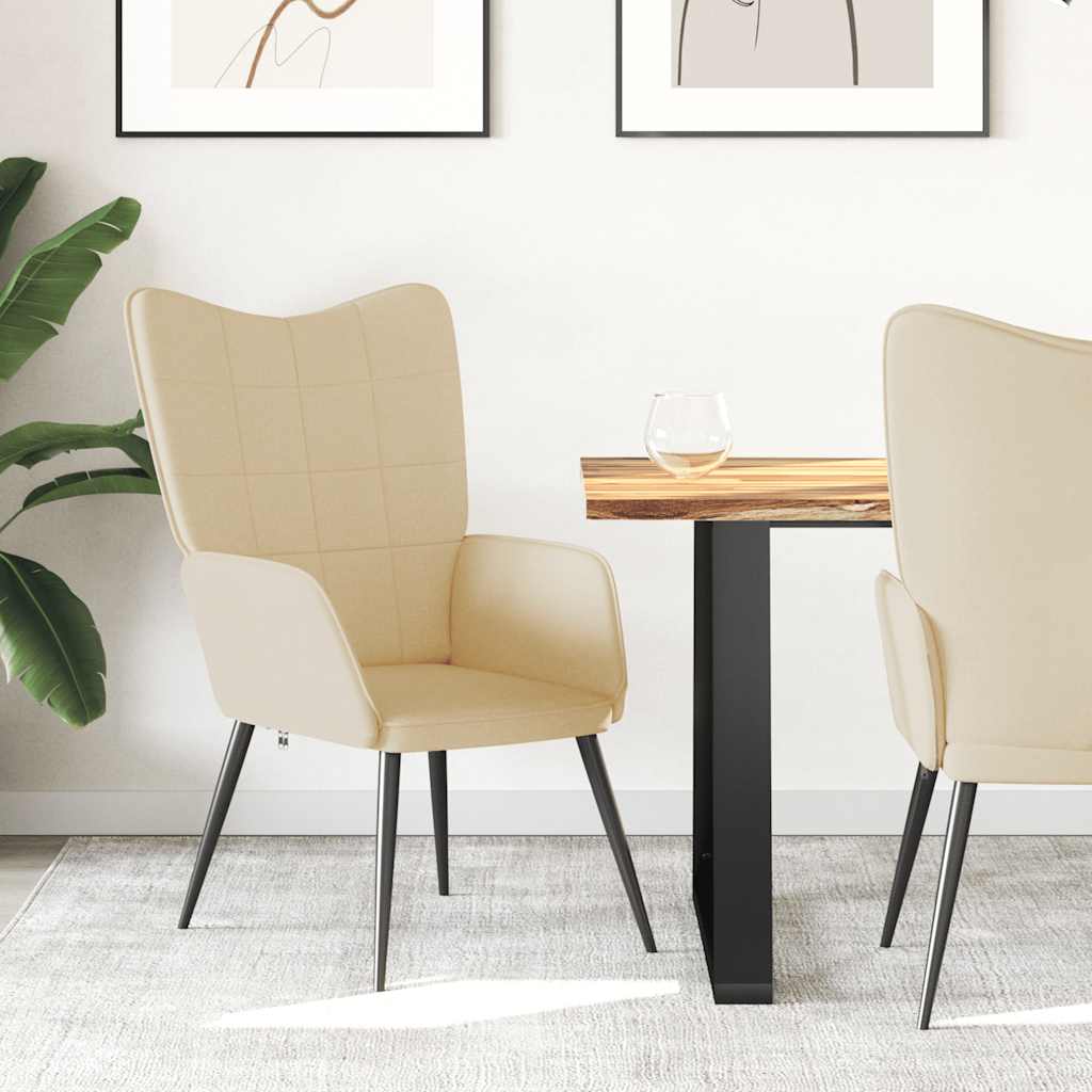 vidaXL Relaxsessel Hellgrau Stoff