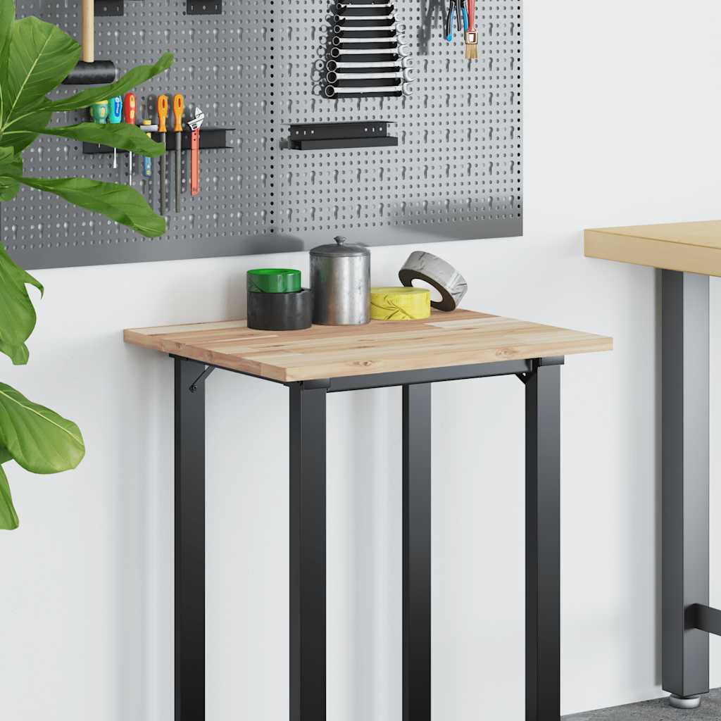 vidaXL Schreibtischplatte Unbehandelt 60x50x2 cm Massivholz Akazie